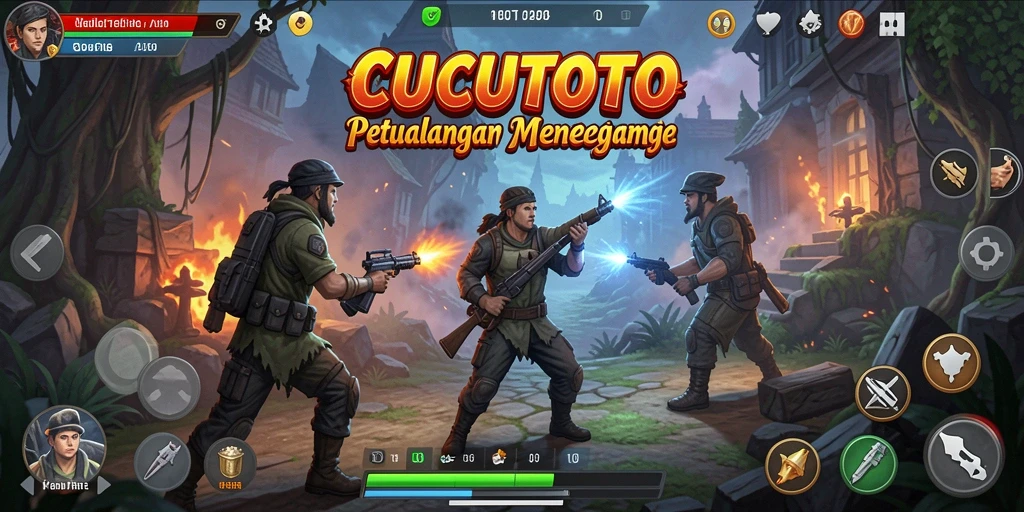 Screenshot gameplay CUCUTOTO menunjukkan aksi seru dan petualangan menegangkan.