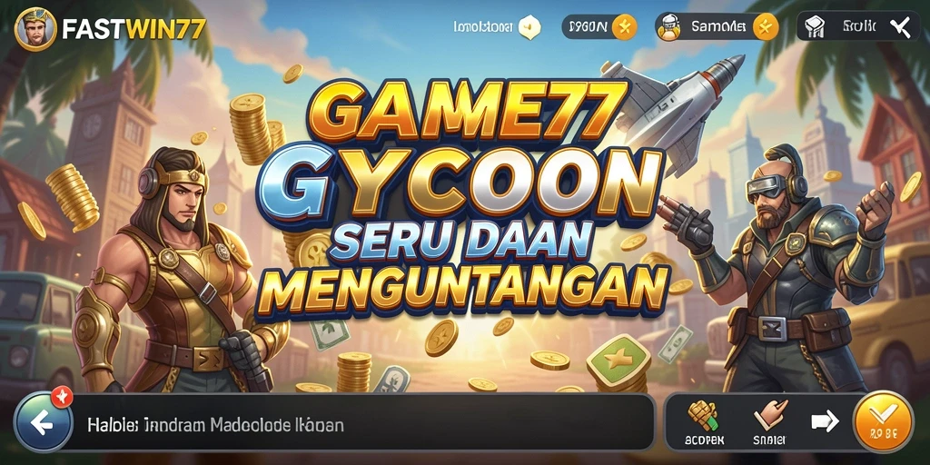 Tampilan gameplay Tycoon menarik dari FASTWIN77 dengan berbagai aktivitas bisnis.