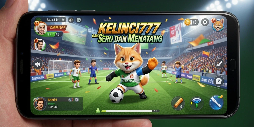 Tangkapan layar KELINCI777 menampilkan aksi seru di lapangan olahraga.