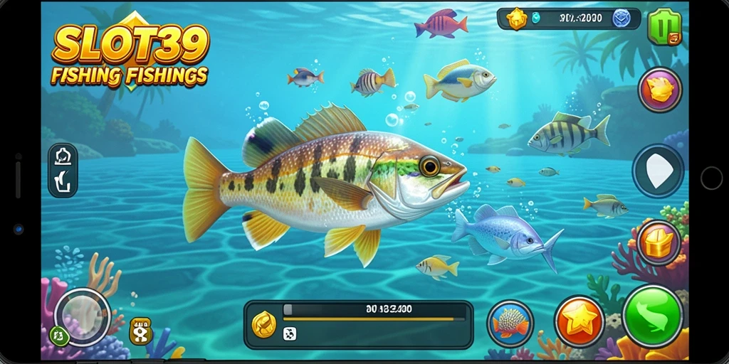 Screenshot menampilkan momen menangkap ikan di SLOT39 dengan grafik yang memukau.