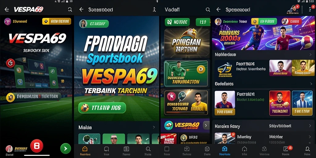 Tampilan gameplay Sportsbook VESPA69 yang menarik dan interaktif.