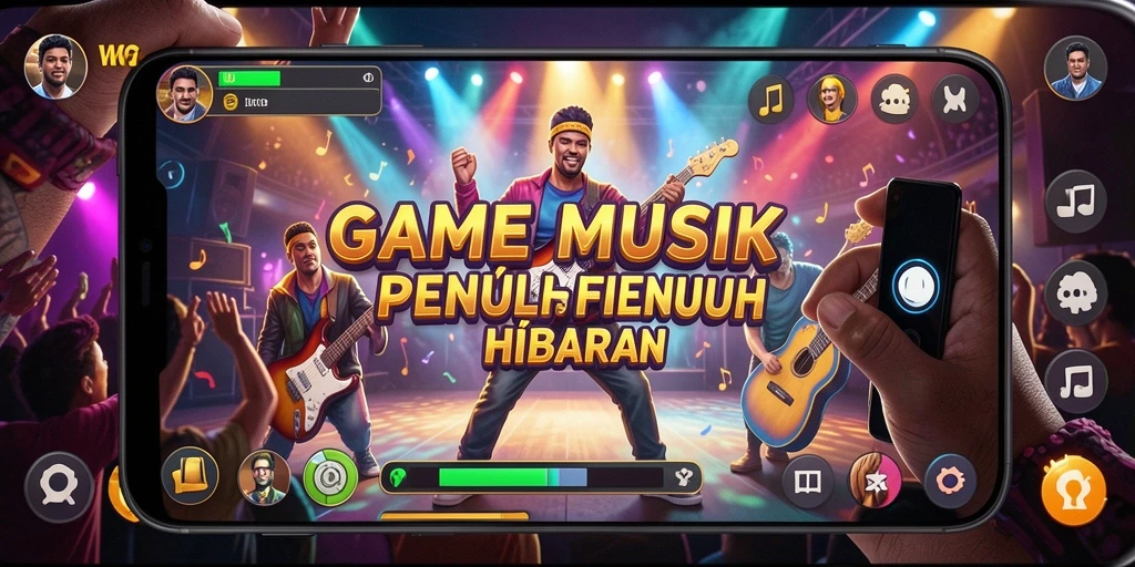Tampilan gameplay WG87 yang seru dan menantang di dunia musik.